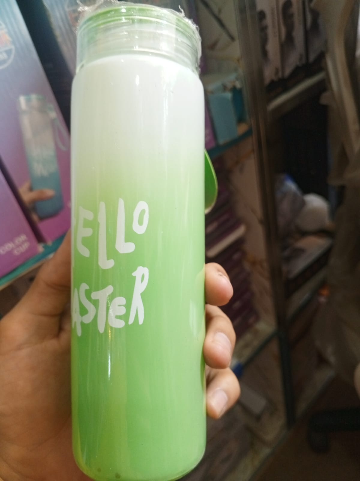 Hello Master Glass Water Bottle 450 ML