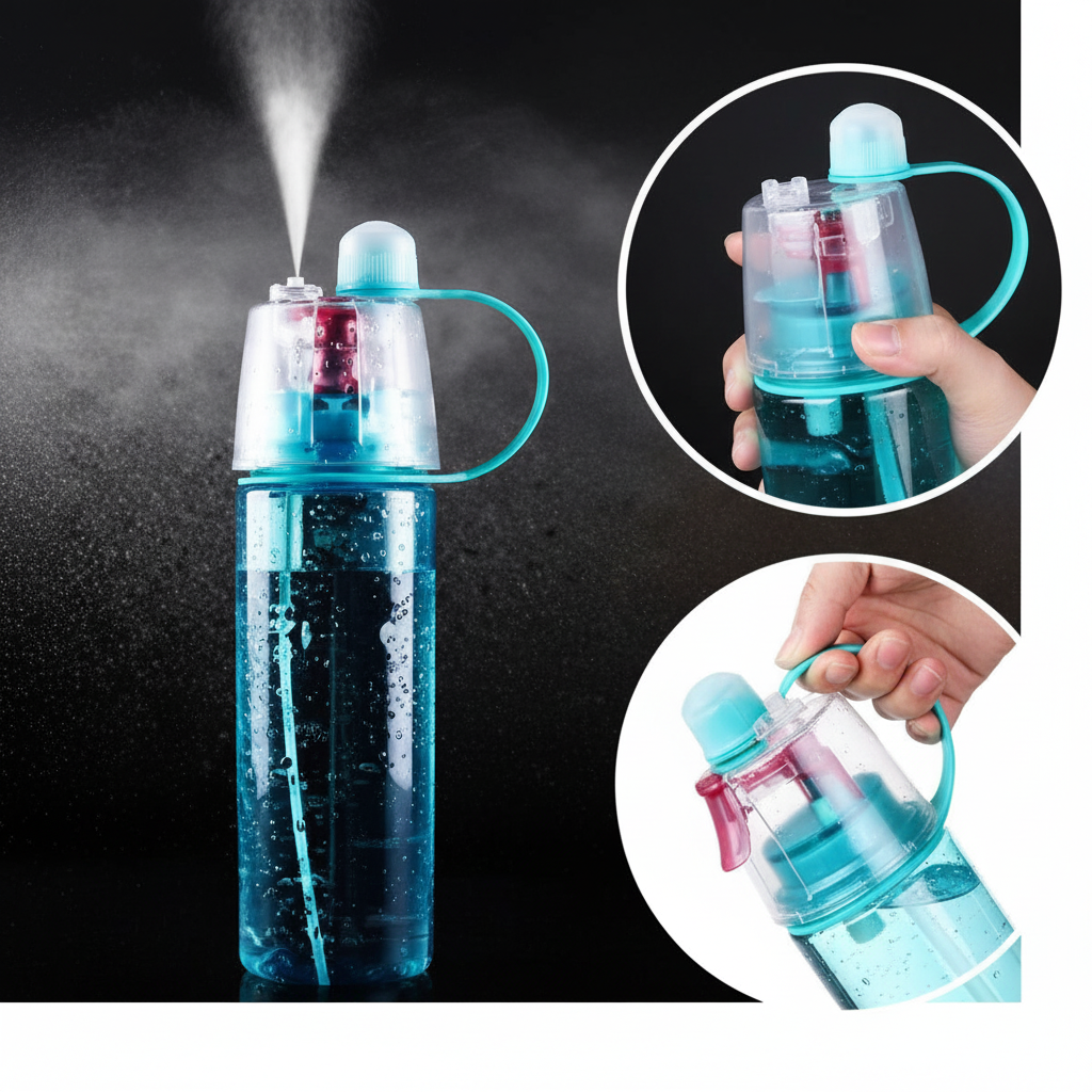 Spray water Plastic bottle HydraMist Pro for everyday refreshment - 500ml