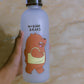 We Bare Bears Panda Water Bottle 1000ml – Cute Cartoon Design with Straw (Random Colour)